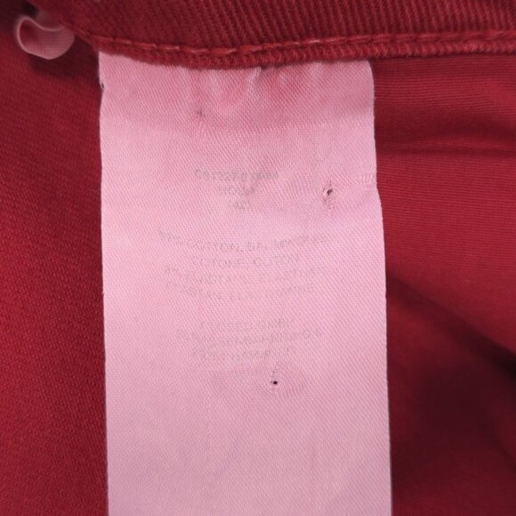 Closed ITALY🇮🇹MADE Holly Moto Jeans Women's 27 Red Ankle Zip Mid Rise - Picture 14 of 14